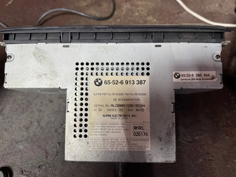 Магнитола BMW Alpine e39/e53/ee38